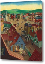   Постер Маленький город Бадиш днем