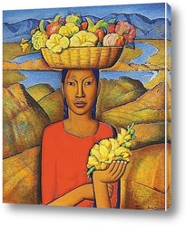  Женщина с фруктами