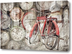   Постер Красный велосипед