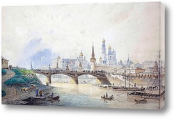   Картина Вид на Московский кремль
