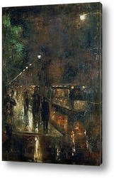   Картина Ночные огни Берлина, 1919