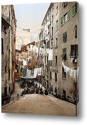   Постер Общественная прачечная Санкт-Бригида, Генуя, Италия