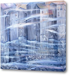   Картина Замерзающий город