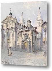   Картина Георгская Базилика.Прага