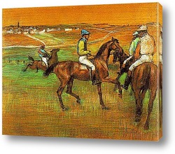   Постер Скаковые лошади.1885-88