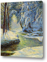   Картина Зимний пейзаж, 1925