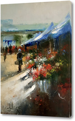   Постер Flower market. Kryukovo