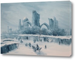   Постер Зима в Самарканде