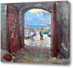   Картина Старые ворота