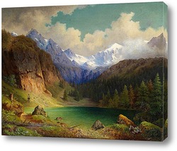   Постер Пейзаж в горах
