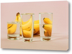   Постер Бананы за стеклом