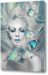   Постер Волшебные бабочки