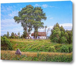   Картина Домик в деревне