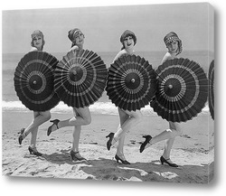  "Rockettes" перед турне по Америке.1945г.