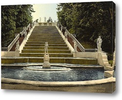   Постер Петергоф золотая лестница, Санкт-Петербург, Россия 1890-1900 гг