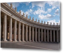   Постер Колоннада на площади Святого Петра в Риме