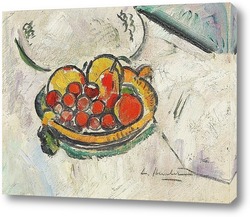   Постер Натюрморт ваза с фруктами