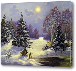   Картина Зимняя ночь