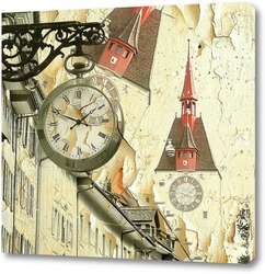   Постер Часы и колокольня