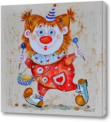   Картина Рыжий клоун