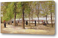   Картина Дорога к Люксембургскому саду, 1886