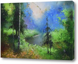   Картина Русский лес