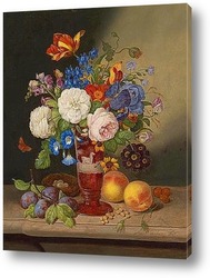   Постер Букет цветов в вазе