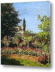  Картина Сад в цвету в Сент-Адресс,1866г.