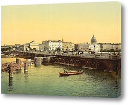  Постер Дворцовый мост и Адмиралтейская набережная