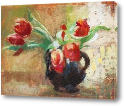   Постер Натюрморт с тюльпанами