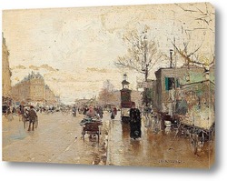   Картина Сцена парижской улицы