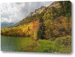   Постер Осеннее озеро 