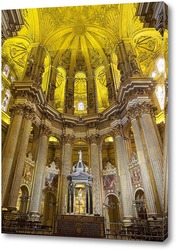   Постер Интерьеры кафедрального собора Малаги