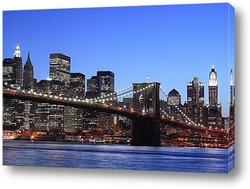   Постер Подвесной мост Нью-Йорка