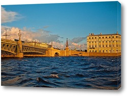   Постер закатный Петербург