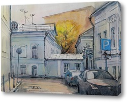   Картина Москва двухэтажная (Кадашевский переулок)