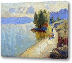   Картина У озера, 1933