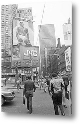   Постер Рекламный щит на Таймс сквер,1982г.