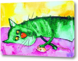   Постер Ленивый кот