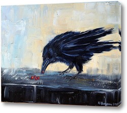   Картина ворона