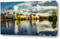  Вид на Новодевичий монастырь