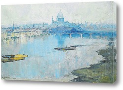   Постер Св. Паульс и река