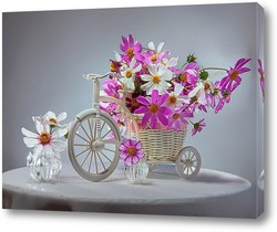   Постер Цветочный велосипед.