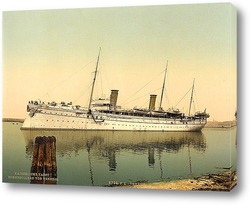   Постер Гогенцоллерн, оставляя гавань, Венеция, Италия