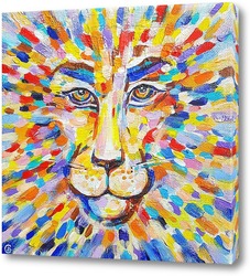  Картина Храбрый лев