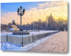    Санкт-Петербург. На Сенатской площади.