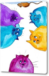   Постер Коты и мышь