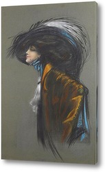   Постер Женщина в шляпе