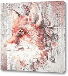   Постер Рыжая лиса