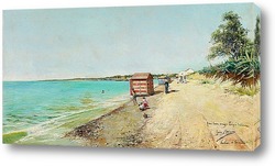  Картина Санлукар де Баррамеда.Пляж